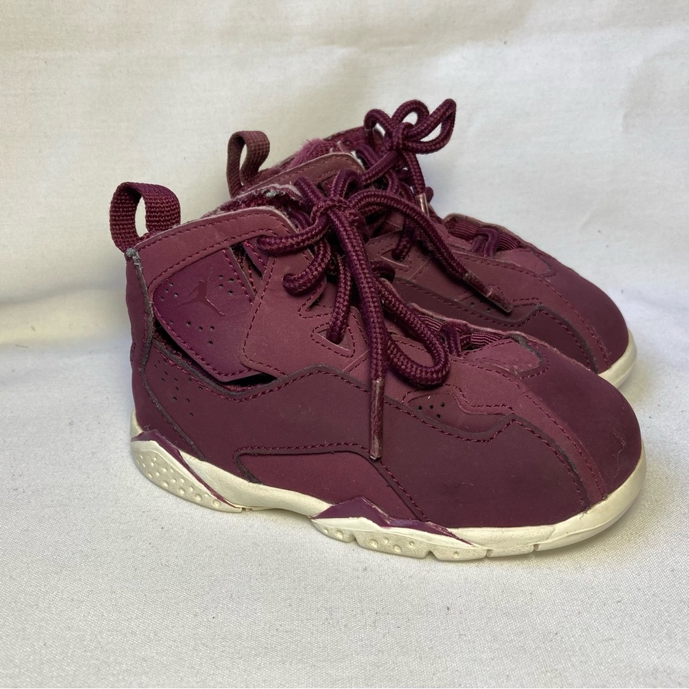 Nike Boys Air Jordan True Flight TD Bordeaux/Bordeaux Sail Sneakers 343797-625